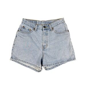 VTG Jordache Denim Shorts Women 11/12 High Rise Light Wash Y2K